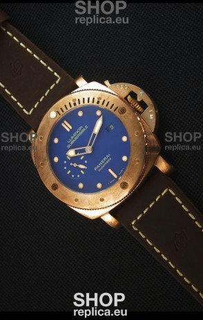 Panerai PAM617T Bronzo Replica Watch - Updated Ultimate Edition Version - Blue Dial