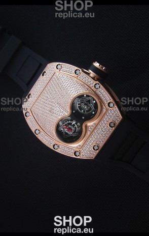 Richard Mille RM053 Tourbillon Pablo Mac Donough Swiss Replica Watch Pink Gold Case