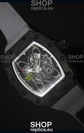 Richard Mille RM35-01 Rafael Nadal Edition Swiss Replica Watch Grey Nylon Strap