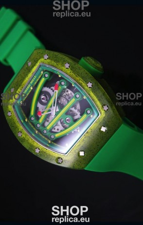 Richard Mille RM059 Yohan Blake Edition Swiss Replica Watch in Green Bezel