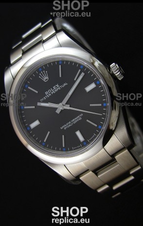Rolex Oyster Perpetual Cal.3132 Movement Swiss Black Dial Oyster Strap - Ultimate 904L Steel Watch 