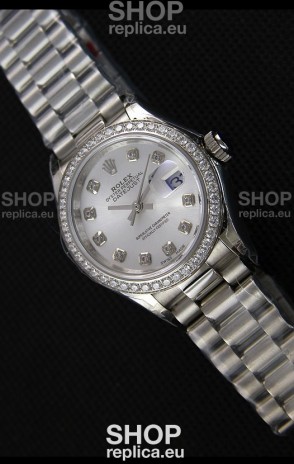 Rolex Datejust Ladies Diamonds Markers Swiss Watch CAL.2236 Movement 1:1 Mirror Replica