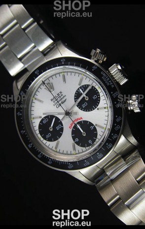 Rolex Daytona Vintage 6263 for CARTIER Edition Swiss Replica Watch with Black Bezel