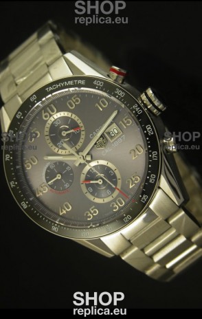 Tag Heuer Carrera Calibre 1887 Grey Dial Watch - 1:1 Mirror Replica 