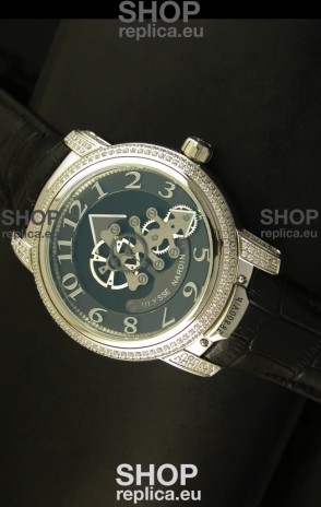 Ulysse Nardin Dual Escapement Japanese Watch in Grey Dial