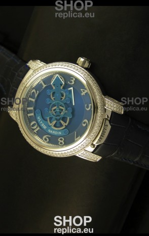 Ulysse Nardin Dual Escapement Japanese Watch in Blue & Black Dial