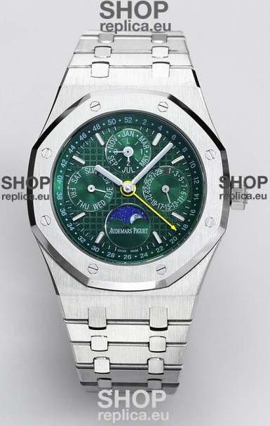 Audemars Piguet Royal Oak Perpetual Calendar Swiss Replica 904L Steel Navy Blue Dial