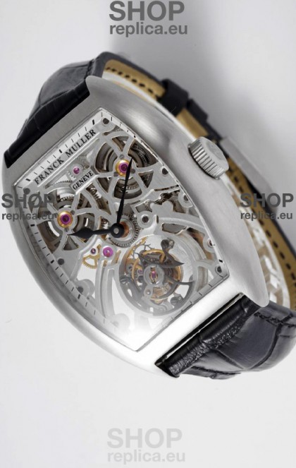 Franck Muller Fast Tourbillon Edition 1:1 Mirror Swiss Replica Watch Steel Casing