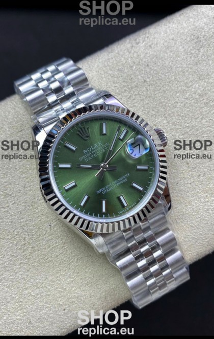 Rolex Datejust 278274 31MM Swiss Replica in 904L Steel in Green Dial - 1:1 Mirror Replica