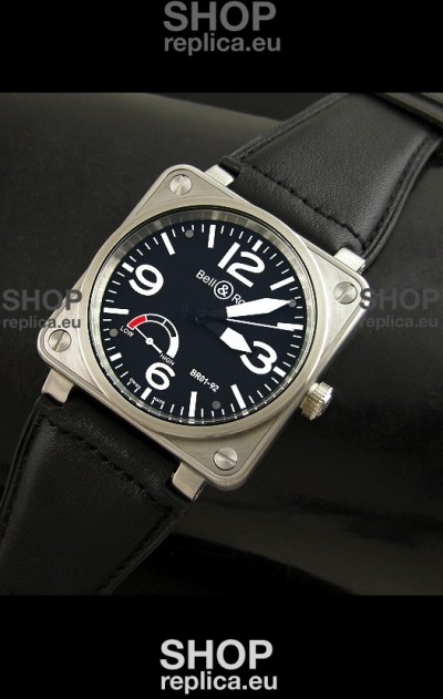 Bell and Ross BR01-92 Swiss Replica Watch in Black Dial