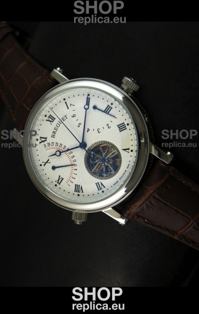 Breguet Retrograde Day/Date Japanese Automatic Watch with Tourbillon