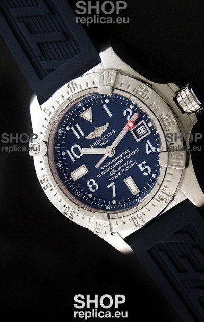 Breitling Seawolf Swiss Automatic Watch in Dark Blue Dial