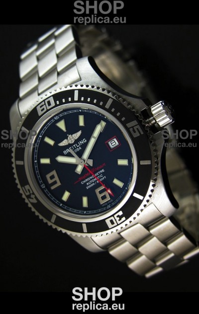 Breitling SuperOcean Abyss Swiss Replica Watch - 1:1 Mirror Replica - 44MM Red Markers