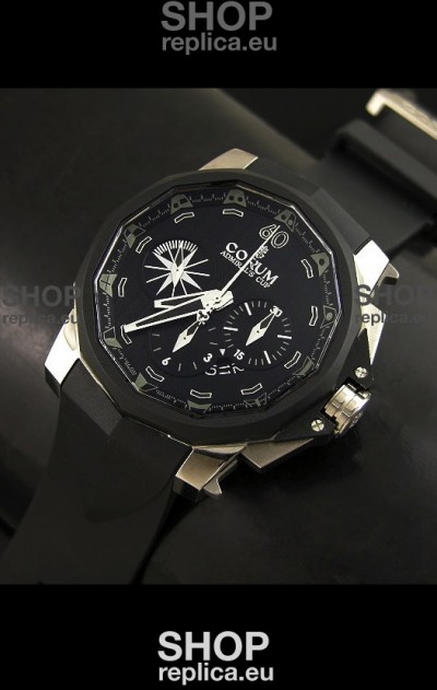 Corum Admiral's Cup Challenge Swiss Replica Watch in Black Dial