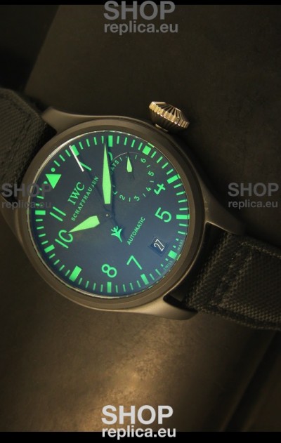 IWC Big Pilot Top Gun Ceramic Case Watch - 1:1 Mirror Replica