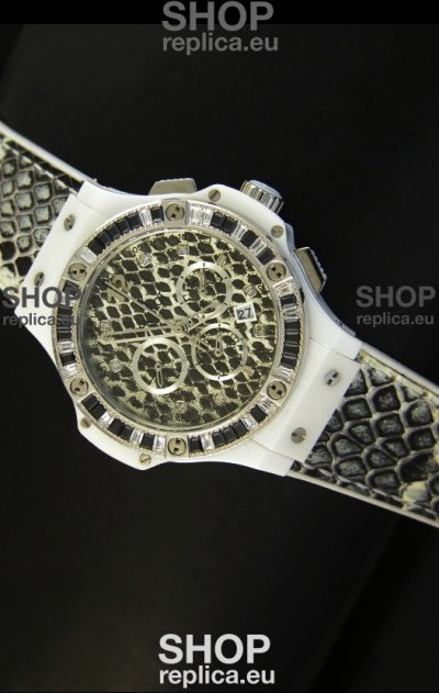 Hublot Big Bang Snow Leopard MARIA HOFL -RIESCH Edition 34MM Watch