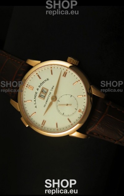 A.Lange & Sohne Reguliert Manual Handwind Watch in Pink Gold Case