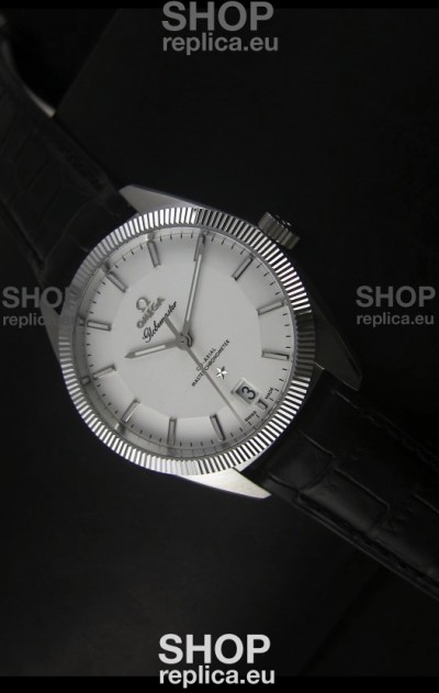 Omega Globemaster Co-Axial Swiss White Dial Stainless Steel - 1:1 Mirror Replica Watch