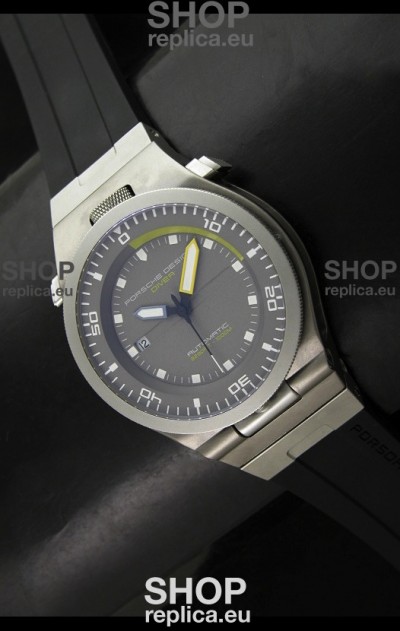 Porsche Design Diver Swiss Titanium Watch in Grey Dial - Ultimate Mirror Replica