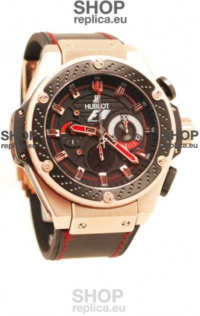 Hublot F1 King Power Zirconium Chronograph Limited Edition watch in Pink Gold