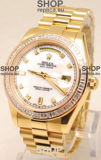 Rolex Day Date II Gold Japanese Replica Watch