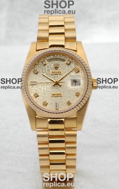 Rolex Day Date Gold Japanese Replica Watch