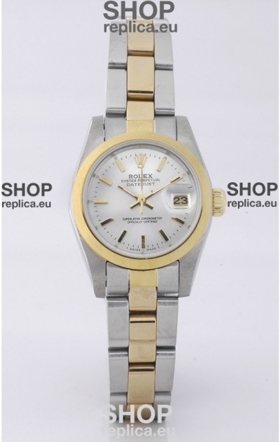 Rolex DateJust Two Tone Lady's Replica Watch
