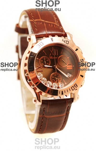 Chopard Happy Sport Ladies Gold Swiss Watch
