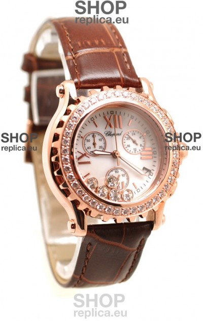 Chopard Happy Sport Ladies Swiss Replica Watch