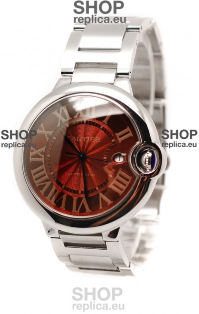 Ballon De Cartier Swiss Replica Watch in Brown Dial
