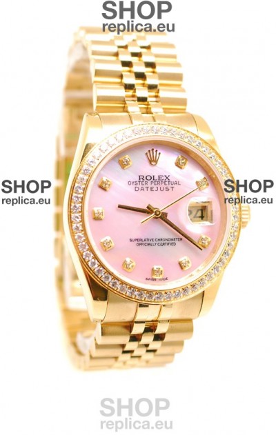 Rolex Datejust 2011 Edition Japanese Replica Gold Watch