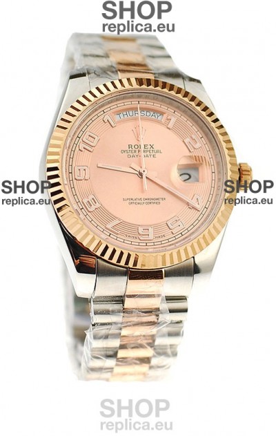 Rolex Day Date Two Tone Japanese Replica Watch