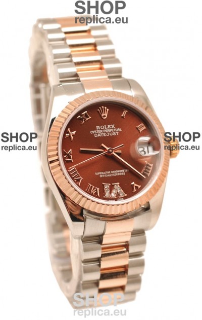Rolex Oyster Perpetual Datejust Diamonds VI Swiss Replica Watch -36MM