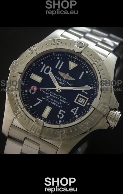 Breitling Avenger Seawolf Swiss Replica Watch in Black Dial