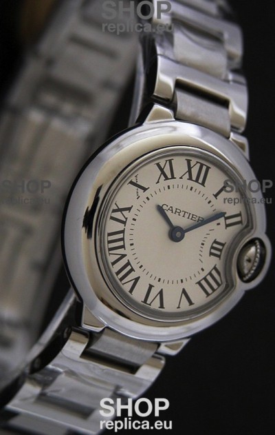 Cartier Ballon Bleu de Swiss Replica Watch in White Dial