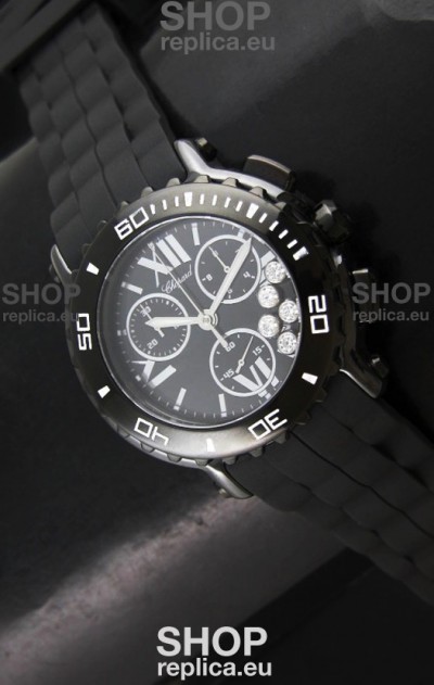Chopard Happy Sport Swiss Replica Watch in Black Dial