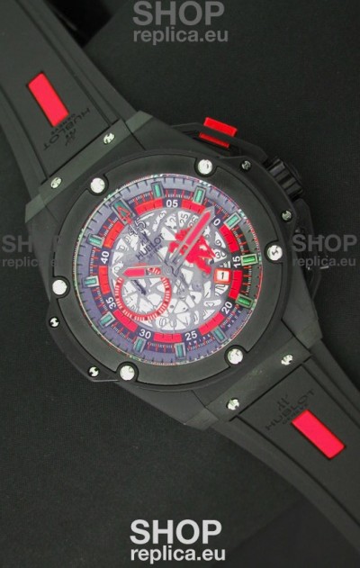 Hublot Big Bang King Power Manchester United Japanese Replica PVD Watch