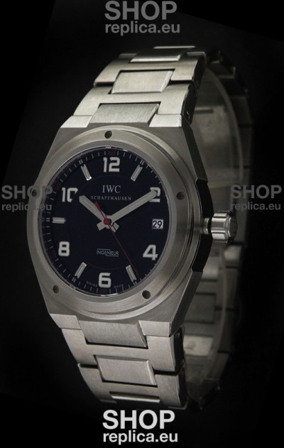 IWC Ingenieur Automatic Swiss Replica Watch in Black