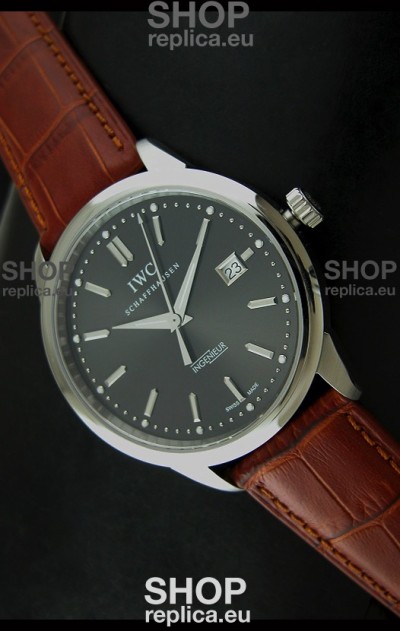 IWC Schaffhausen Ingenuier Vintage Swiss Replica Automatic Watch in Grey Dial