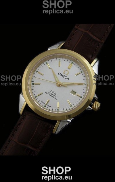 Omega De Ville Co Axial Watch in Yellow Gold Casing