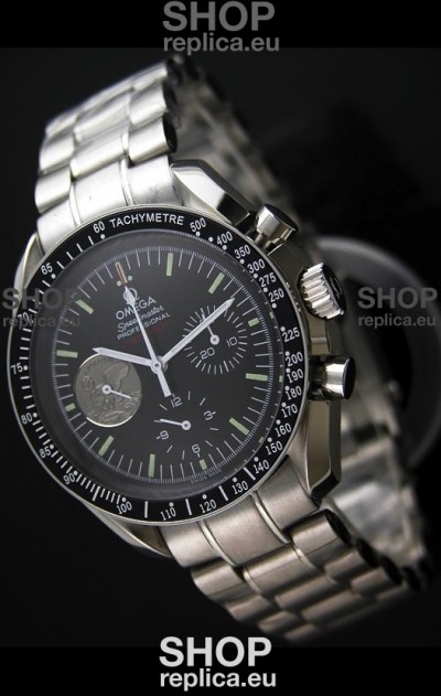 Omega Speedmaster Moonwatch Silver Apollo Swiss Watch
