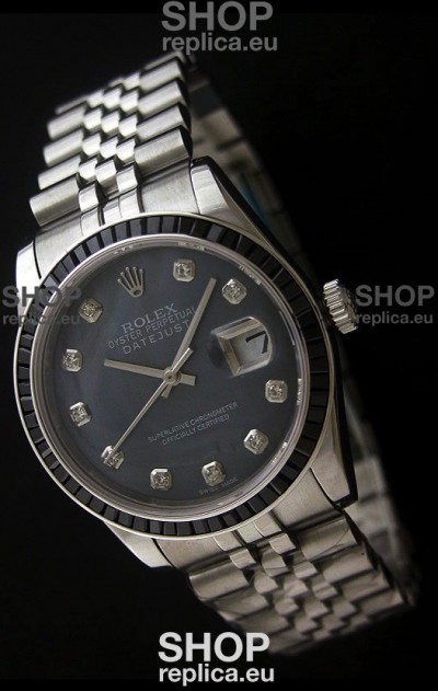 Rolex Datejust Japanese Replica Automatic Watch in Grey Dial