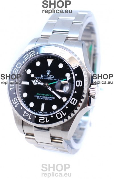 Rolex GMT Masters II 2011 Edition Replica Watch in Black Bezel