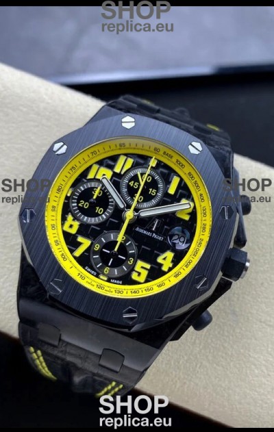 Audemars Piguet Royal Oak Offshore Bumble Bee Black Dial Chronograph 1:1 Mirror Replica Watch