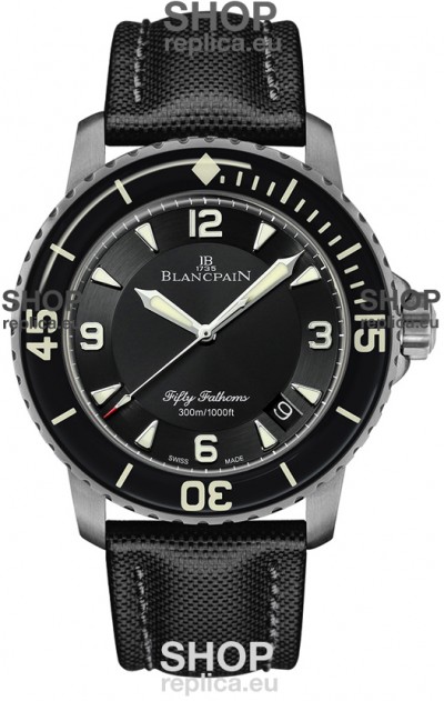 Blancpain Fifty Fathoms Automatique Titanium Edition Swiss Replica Watch in 1:1 Mirror Quality