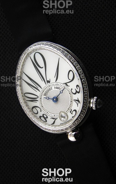 Breguet Reine De Naples Ladies Swiss 1:1 Stainless Steel Mirror Replica Watch 