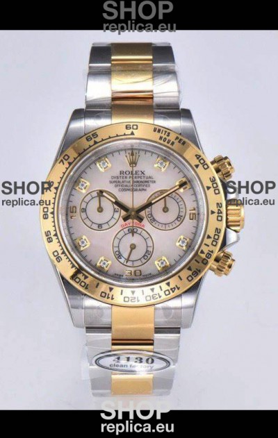 Rolex Cosmograph Daytona M116503-0007 2 Tone Yellow Gold Original Cal.4130 Movement - 904L Steel Watch