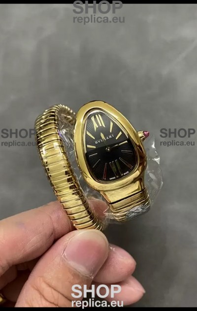 Bvlgari Serpenti Edition Yellow Gold Casing Watch in 1:1 Mirror Quality