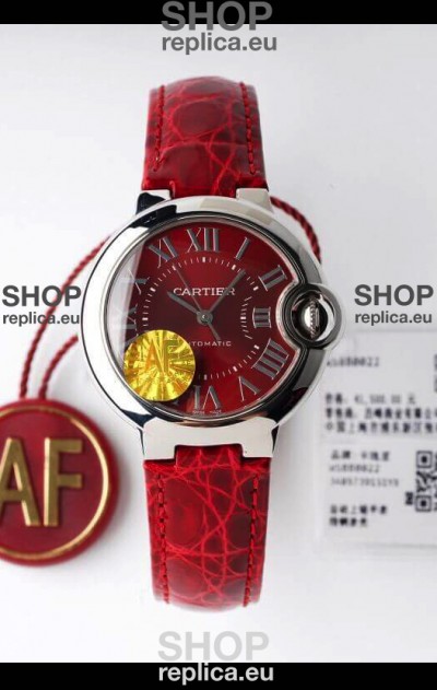 Ballon De Cartier Swiss Automatic 1:1 Mirror Quality 33MM in Steel Case 