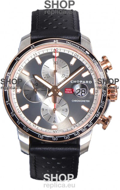 Chopard Mille Miglia GTA Chronograph Two Tone 1:1 Mirror Replica - Steel Dial 